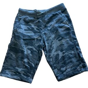 Buffalo David Bitton Boy’s Zoltan Straight Fit black and gray Camo‎ Shorts sz L